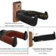 thumbnail image 3 of Onmiwod Guitar Wall Mount, Auto Lock Walnut Wood Guitar Hanger, 3 of 3