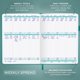 thumbnail image 3 of Cuaderno de contabilidad Clever Fox 14,8 x 21 cm Turquesa, 3 of 6