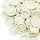 thumbnail image 1 of Dedales desechables blancos, sin polvo, de látex, antiestáticos, para manicura y belleza., 1 of 8