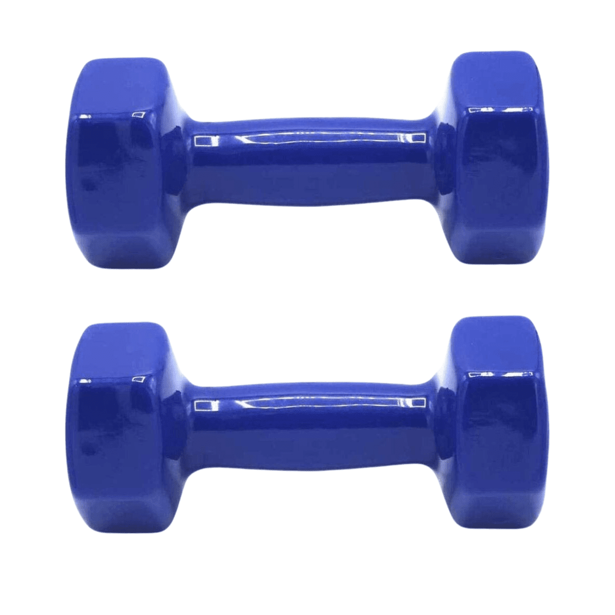 Linea Sport - Par De Mancuernas 1kg C/u Total 2kg Hexagonales De Vinilo