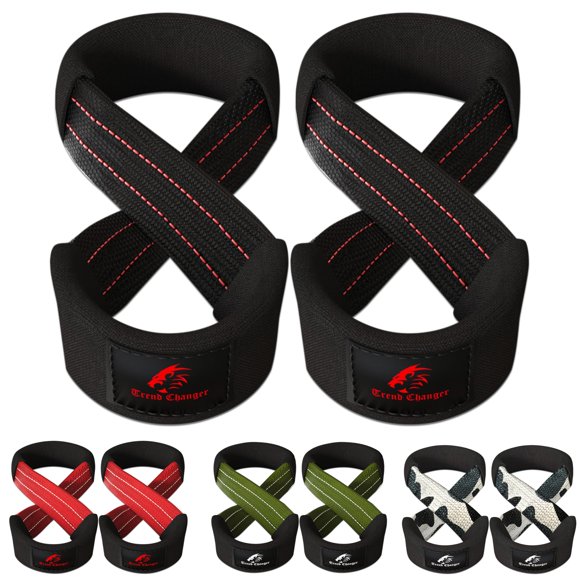 Correa de levantamiento Trend Changer Figure 8 correas acolchadas para peso muerto