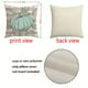 thumbnail image 4 of 1PC Hello Pumpkin Give Thanks Throw Pillow Cover 17.7x17.7in, Fall Autumn Thanksgiving Eucalyptus Leaves Harvest Decoration For Home, 4 of 4