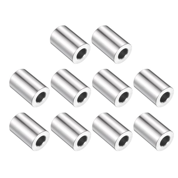 Uxcell 10 paquete de espaciadores de acero inoxidable 3/8" de diámetro x 3/4" de diámetro exterior x 1-1/2" de longitud
