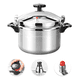 thumbnail image 2 of Olla A Presion Belug  Cacerola Aluminio 8 Litros Cocina Chef Choice Plateado, 2 of 5