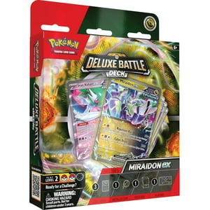 Pokémon - Juego De Cartas Coleccionables Pokemon Miraidon Ex Deluxe Battle Deck
