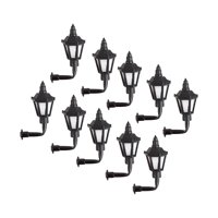 Bothyi - 10 Uds. Apliques De Pared Led Para Casa De Muñecas Para Decoración De Casa De Muñecas 1/87 Luces De Calle Luz Fría