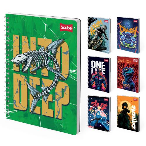 Scribe Cuaderno Grande Masculino 100 Hojas