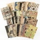 thumbnail image 1 of 100pcs Lightweight Paper Material Paper, 6.89inch(6.9In)*4.72inch(4.7In) Space Planet Retro Hand Letter Art Oil Painting Collage Hand Account Decoration, 1 of 5