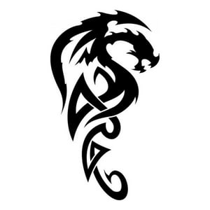 Rienda Libre Graphics - Decomural Dragon Monster Fantasy Ws-15896