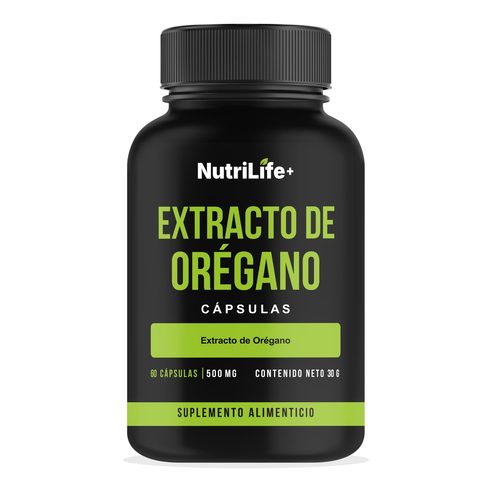 Extracto De Orégano 500mg Nutrilife+ 60 Capsulas Bienestar