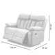 thumbnail image 4 of Sofá Reclinable Brescia Elite 2 cuerpos Café, 4 of 4