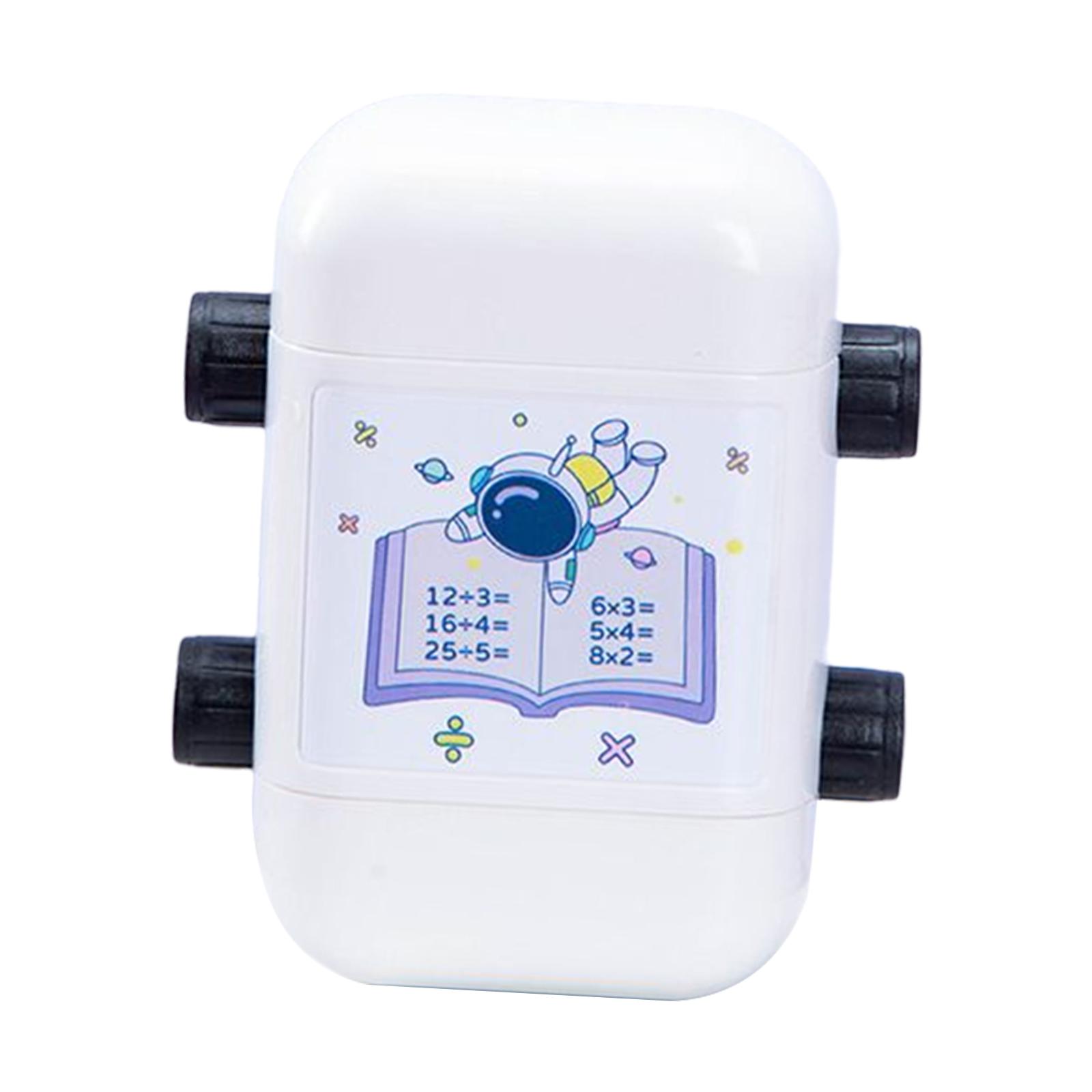 Magideal - Rodillo Digital Enseñanza Sello, Juguete Educativo Reutilizable Multiplicación División Rodillo Sello Para Niñas Y Niños Preescolar Campus Suministros