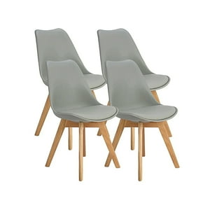 Klik Muebles - Pack De 4 Sillas Tulip Gris