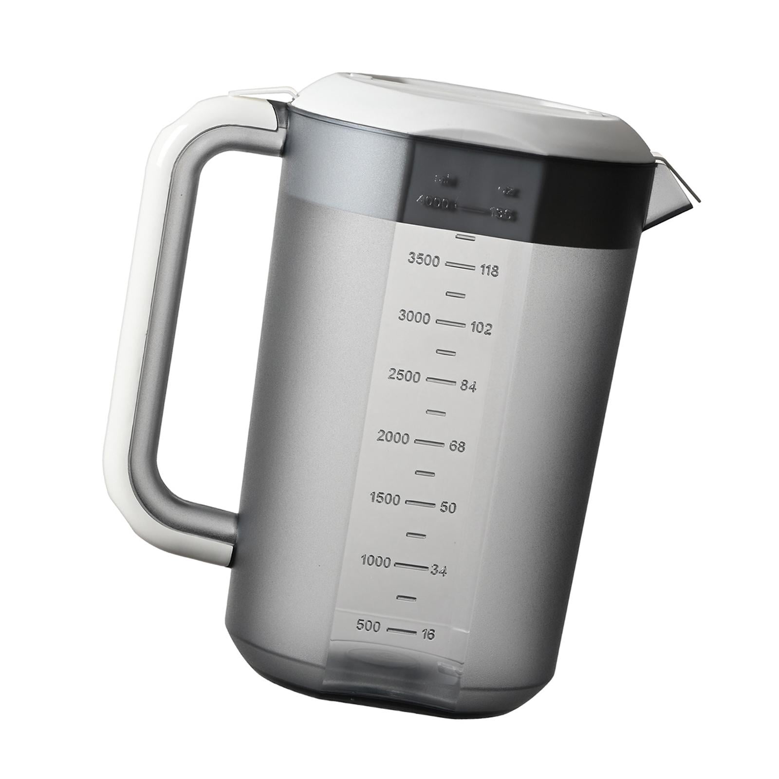 Magideal - Jarra De Agua, Jarra Para Bebidas, Jarra Para Té Helado, Jarra Para Jugo Con Gran Abertura Para Fácil Llenado Y Un Mango Ergonómico Para Fiestas En El 4 Litros