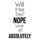 thumbnail image 1 of Decomural Will It Be Easy- Inspirational WS-43021, 1 of 2