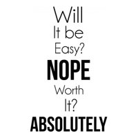 Rienda Libre Graphics - Decomural Will It Be Easy- Inspirational Ws-43021