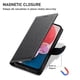 thumbnail image 4 of Funda para FOXDOCK Samsung Galaxy A14 4G/5G– Cuero Premium, 3 ranuras para tarjetas, Protección contra impactos, 4 of 5