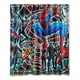 thumbnail image 1 of Cortina de ducha de Spider-Man con ganchos, tamaño 60 x 72 pulgadas, 1 of 3