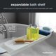 thumbnail image 2 of Bandeja de baño Madesmart expandible para bañeras de plástico, color blanco, 2 of 5