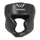 thumbnail image 4 of Cascos de boxeo, entrenamiento MMA, cascos muay thai acolchados, kickboxing, , artes marciales, karate, cascos de taekwondo , negro l negro grande, 4 of 5
