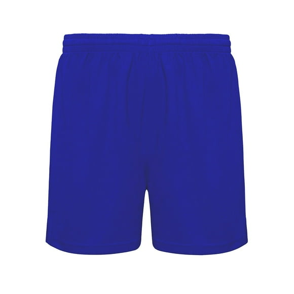 Short Deportivo Fútbol Polyester Sin Malla Infantil Talla 8 Azul