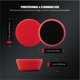 thumbnail image 2 of Kit SPTA Red T10 Mini de 5 piezas de pads de espuma para pulido fino de 5 cm, 2 of 9