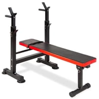 Linea Sport - Banco De Musculación Con Soportes Para Barra Press De Pecho