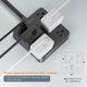 thumbnail image 5 of Power Strip TESSAN - Protector contra sobretensiones (6 salidas, 3 USB 1700J), color negro, 5 of 7