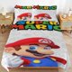 thumbnail image 1 of Super Mario Bed Duvet Cover Microfiber Bedding Sets 3D Printed Lightweight 3 Piece Comforter Sets for Kids Boys Girls, 1 of 5