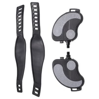 Ioensy - Pedal De Bicicleta Estática Antideslizante, Entrenador Elíptico, Pedales Para Deportes De Interior A