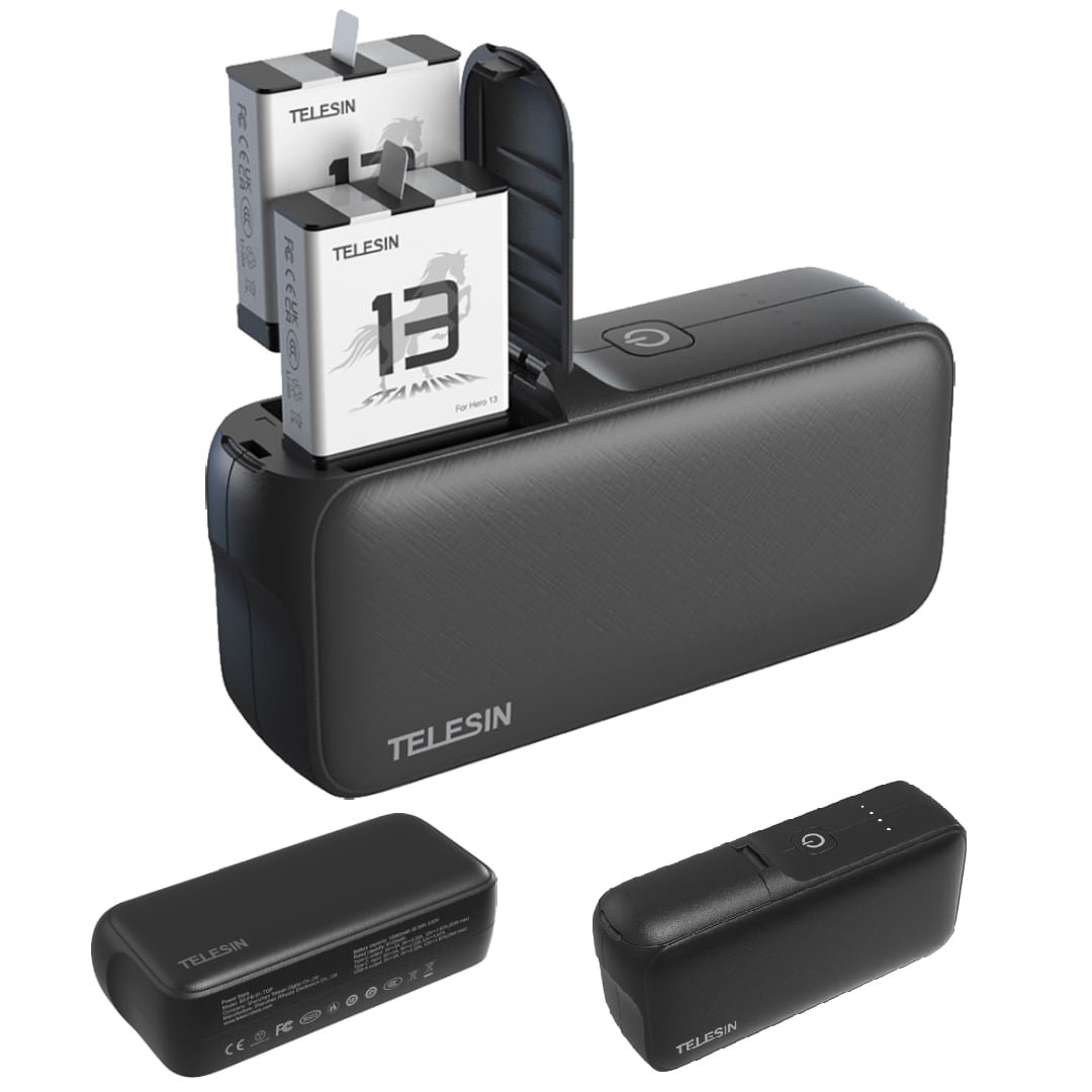 Power Bank Para Gopro Hero 13 Black Y Smartphone - Telesin