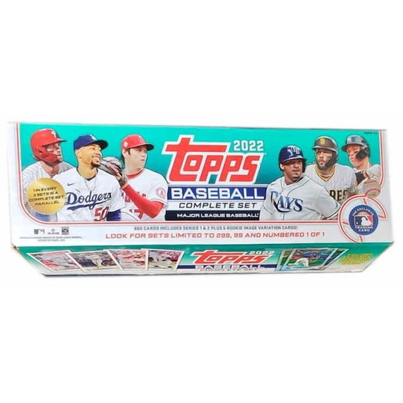 Colección de béisbol Topps 2022 Edición exclusiva en verde azulado