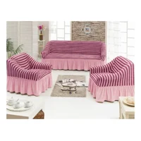 Casadeliacl - Funda Tfi Raya Kit Para Sillón 3+1+1 Líneas / Rosa / Rayas