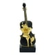thumbnail image 3 of Estatua De Violín Decoración Del Hogar Estatua Moderna Adorno De Escritorio Para Decoración De Bar De Oficina Negro Con Rosa, 3 of 3