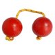 thumbnail image 1 of Musical Fingertip Ball Drum Ball Kashaka Instrumento Maracas Percusión Rojo, 1 of 5