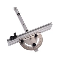 Magideal - Conjunto De Calibre De Inglete De Mesa, Transportador De Inglete De Aleación De Aluminio, Herramientas De Carpintería Para Mesas De Enrutador De Cinta 250 Mm