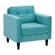 thumbnail image 2 of Sofa Retro 1c Felpa 00 Turquesa, 2 of 6