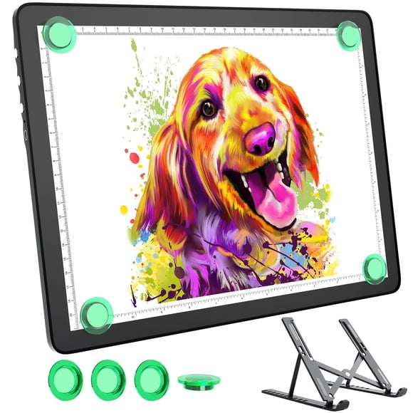 Tablero de Luz Bawaslom A3 Inalámbrico para Pintura de Diamantes – Negro
