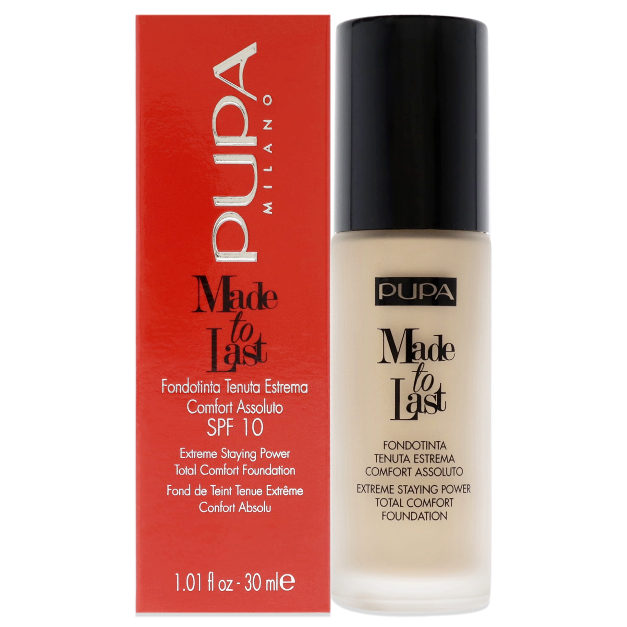 Pupa Milano - Hecha Para Durar La Base De Maquillaje De Poder Extremo Spf - Beige Claro De Para Es - Base