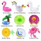 thumbnail image 2 of Soporte inflable para bebidas iShyan, paquete de 15 portavasos con forma de flamenco, 2 of 9