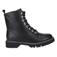 Botín Agua De Coco Militar Negro