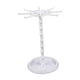 thumbnail image 2 of Organizador de árbol de joyería, estante de almacenamiento giratorio, pantalla ajustable duradera para pulsera, brazalete, Organización del hogar, esc , Alto Blanco, 2 of 5