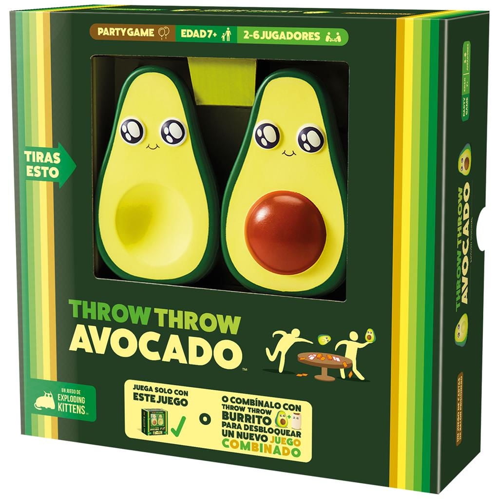 Exploding Kittens - Juego De Mesa Throw Throw Avocado