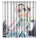 thumbnail image 1 of Cortina de ducha de anime con dibujos animados de chicas elegantes, juego de cortina de baño con ganchos, tamaño 66 x 72 pulgadas, 1 of 3
