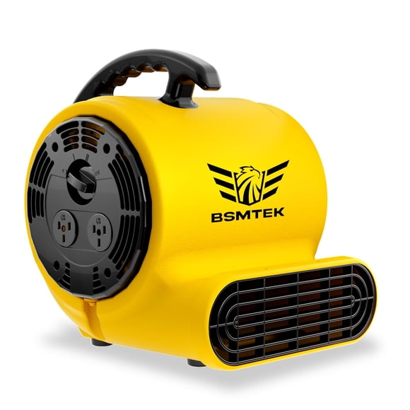 Secador de Piso Industrial BSMTEK 1/3HP 1200CFM 3 Velocidades con Cable de 10 metros