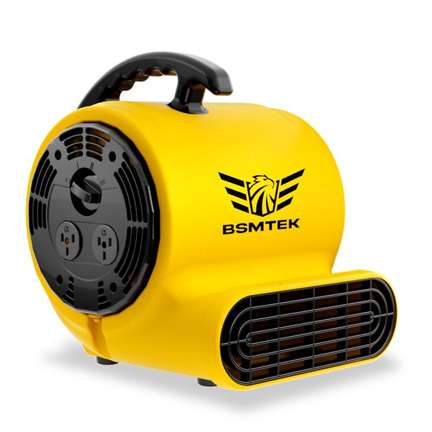 Secador de Piso Industrial BSMTEK 1/3HP 1200CFM 3 Velocidades con Cable de 10 metros