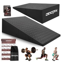 Bloque De Cuña En Cuclillas Odcpn 15°, Antideslizante, Elevación Del Talón, 30 X 15 X 9 Cm