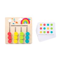Bothyi - Juguetes De Aprendizaje Montessori, Rompecabezas Deslizante, Juego Familiar Para Niños Pequeños, Regalos De Cumpleaños, 4 Colores