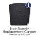 thumbnail image 2 of Filtro de carbono de repuesto Hamilton Beach TrueAir 04290G, 2 of 8