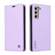 thumbnail image 2 of Funda Billetera de Cuero para Samsung Galaxy S21 FE con Tarjetero y Soporte - Tapa Magnética Morado, 2 of 6
